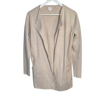 J. Crew Vanessa Sweater Jacket in Cream W1450 Sz S